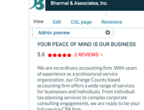 Bharmal & Associates, Inc. Receives First Reviews on Clutch, Maintains Perfect 5.0-Star Average on the Platform